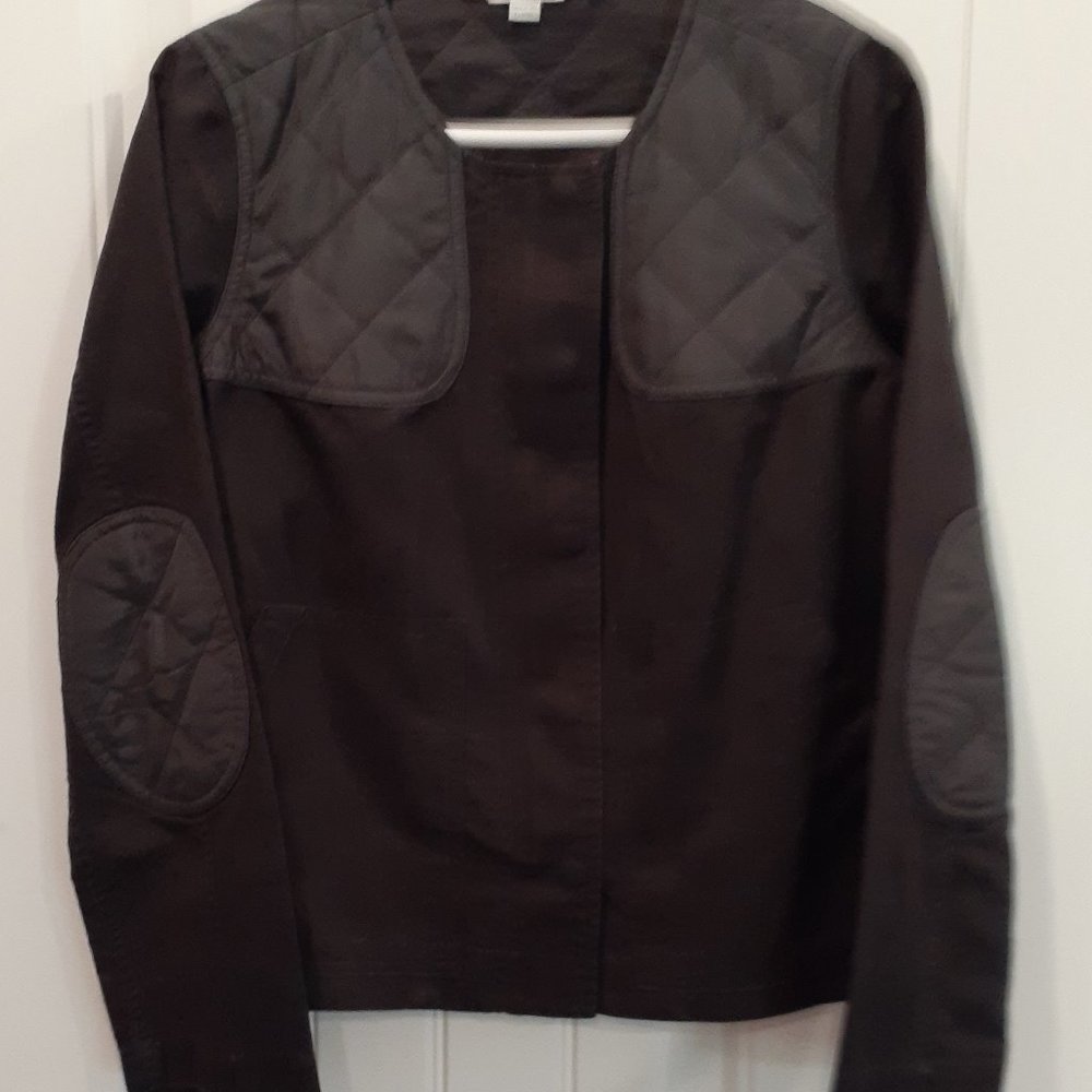 BODEN Linen Espresso Brown Jacket-US 10